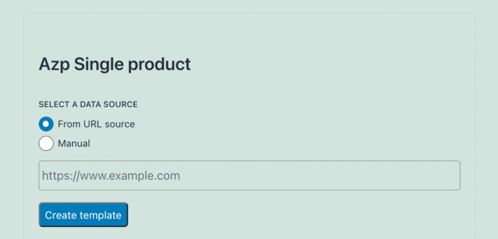 Azp single product