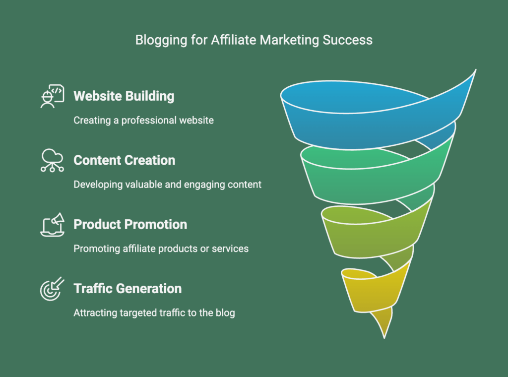 blogging for faceless affiliate marketing success
