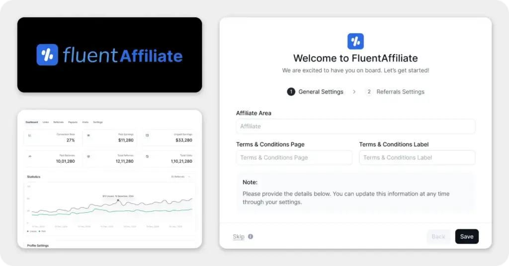 FluentAffiliate Features