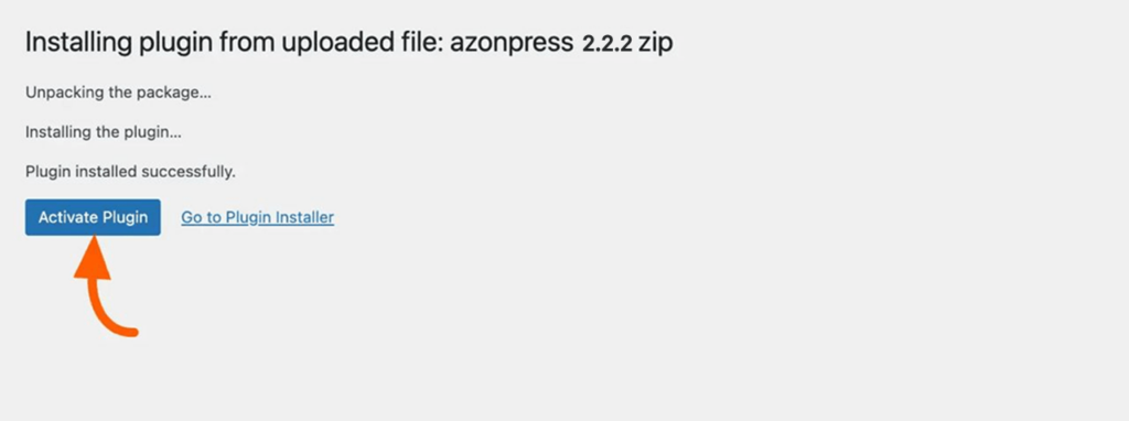 Install AzonPress