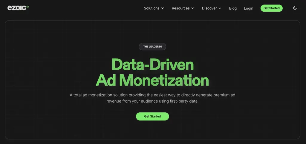 Ezoic pay per click affiliate program.