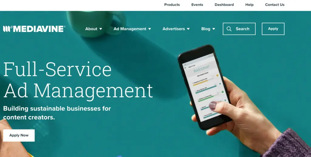 Mediavine affiliate program