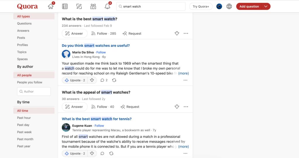 Quora post