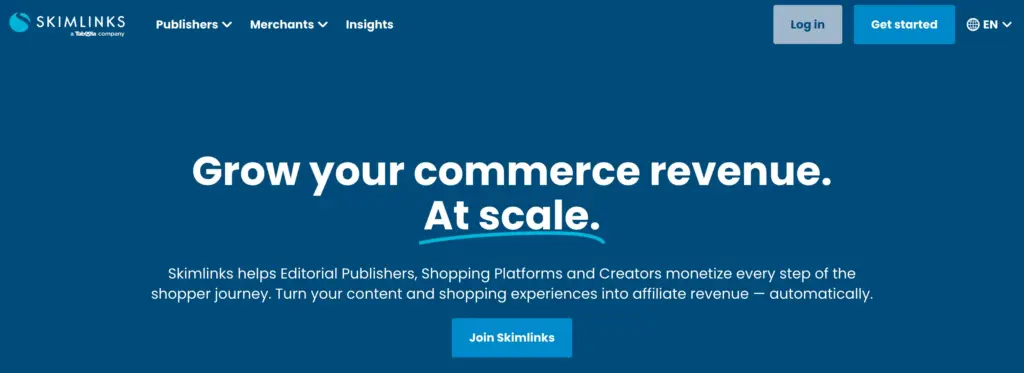 skimlinks ppc affilaite  program