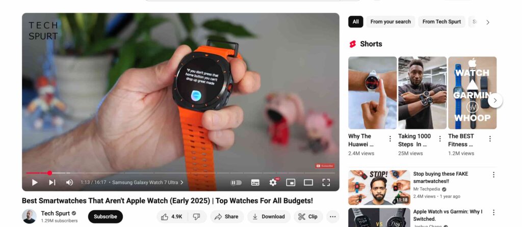 YouTube product review