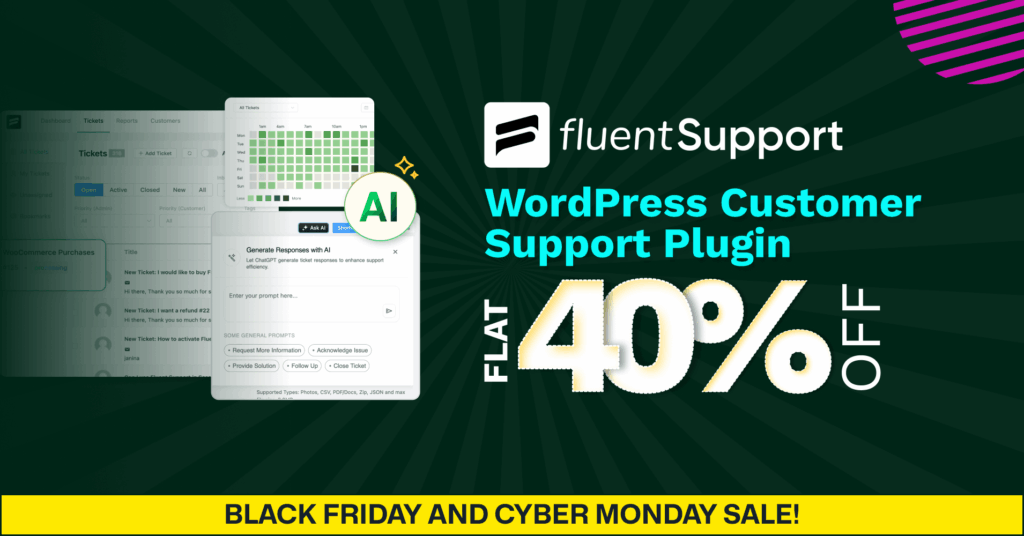fluent support black friday deal