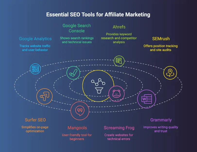 best tools for affiliate marketing website