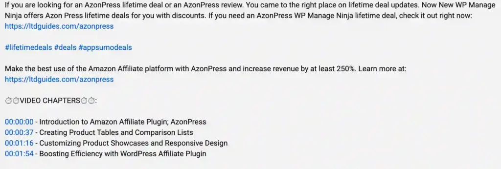 review video description