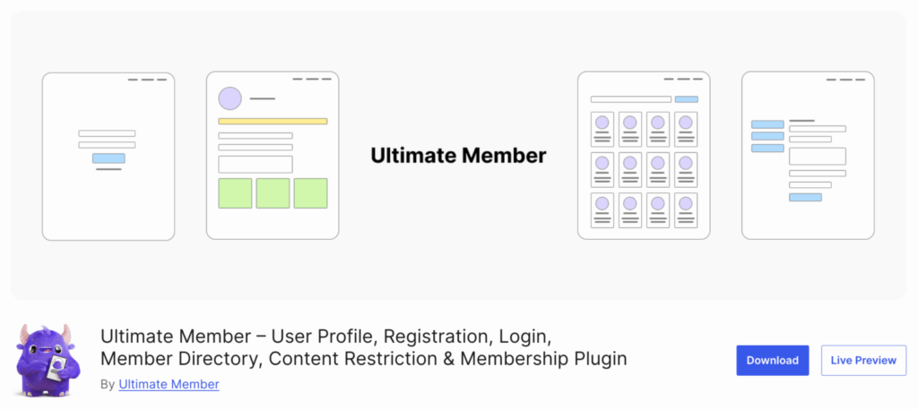 ultimate member user profile and membership plugin 1536x686