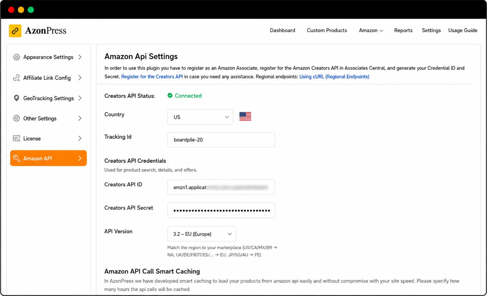 amazon creators api