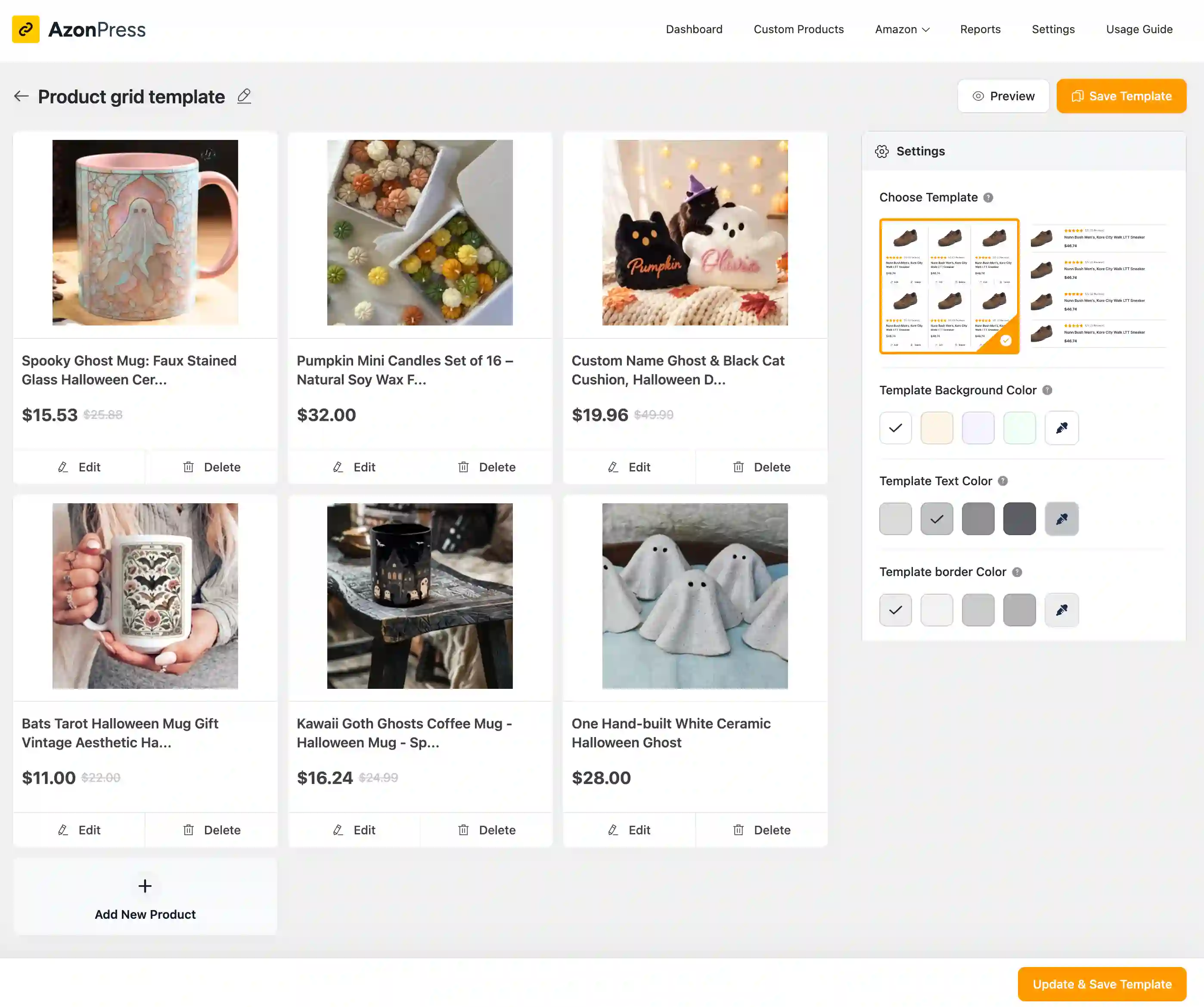 esty listing product template